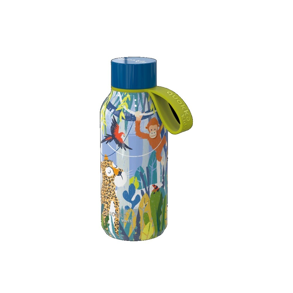 Detská nerezová termo fľaša Jungle - 330ml