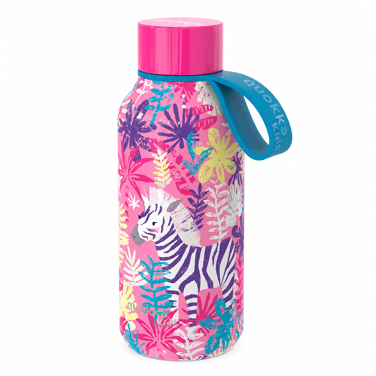 Detská nerezová termo fľaša Zebras - 330ml