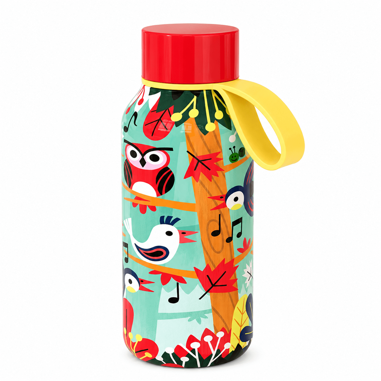 Detská nerezová termo fľaša Grove Birds - 330ml