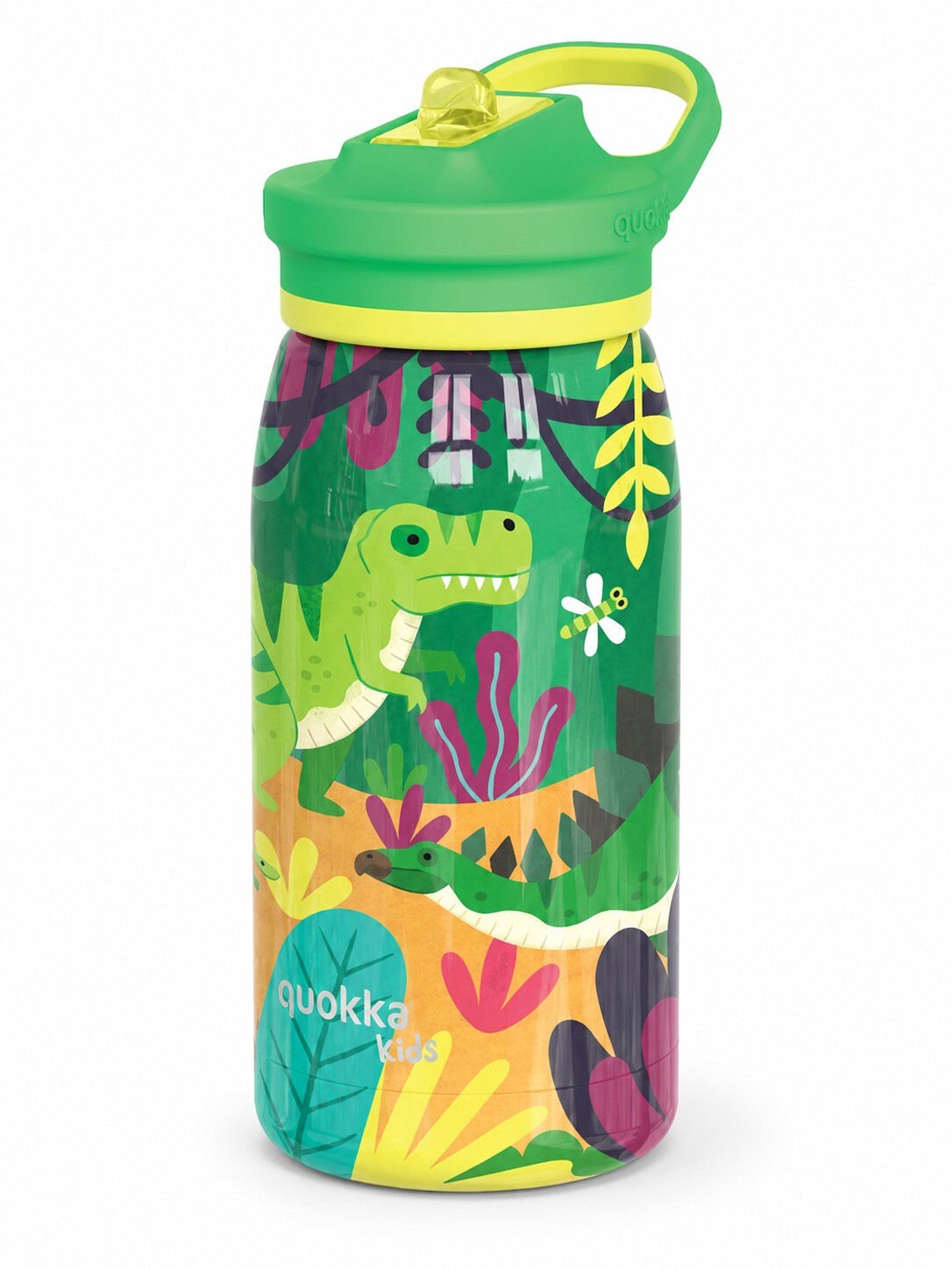 Detská nerezová fľaša termo Dinosaurs Jungle so sosákom - 445 ml