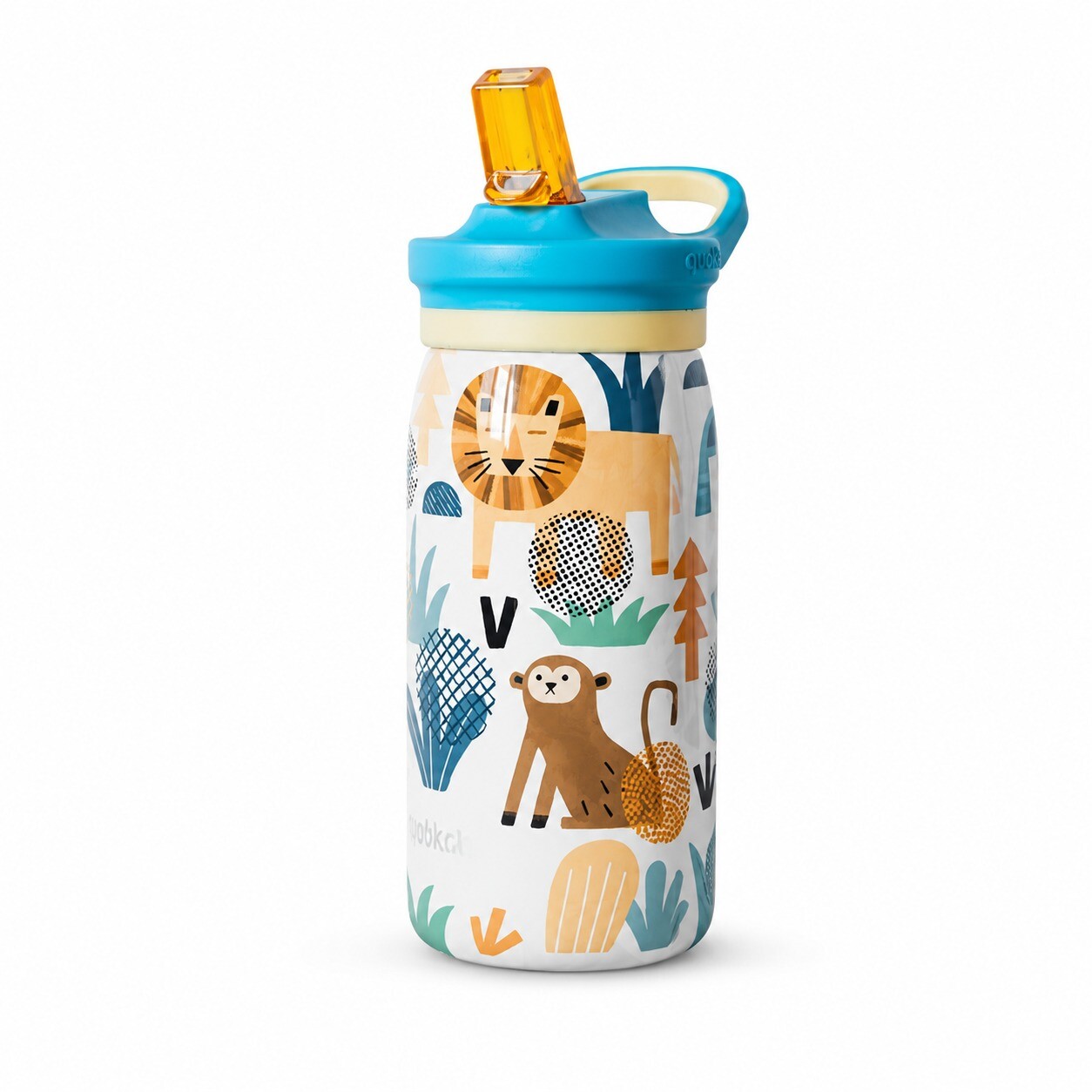 Detská nerezová fľaša termo Safari so sosákom - 445 ml