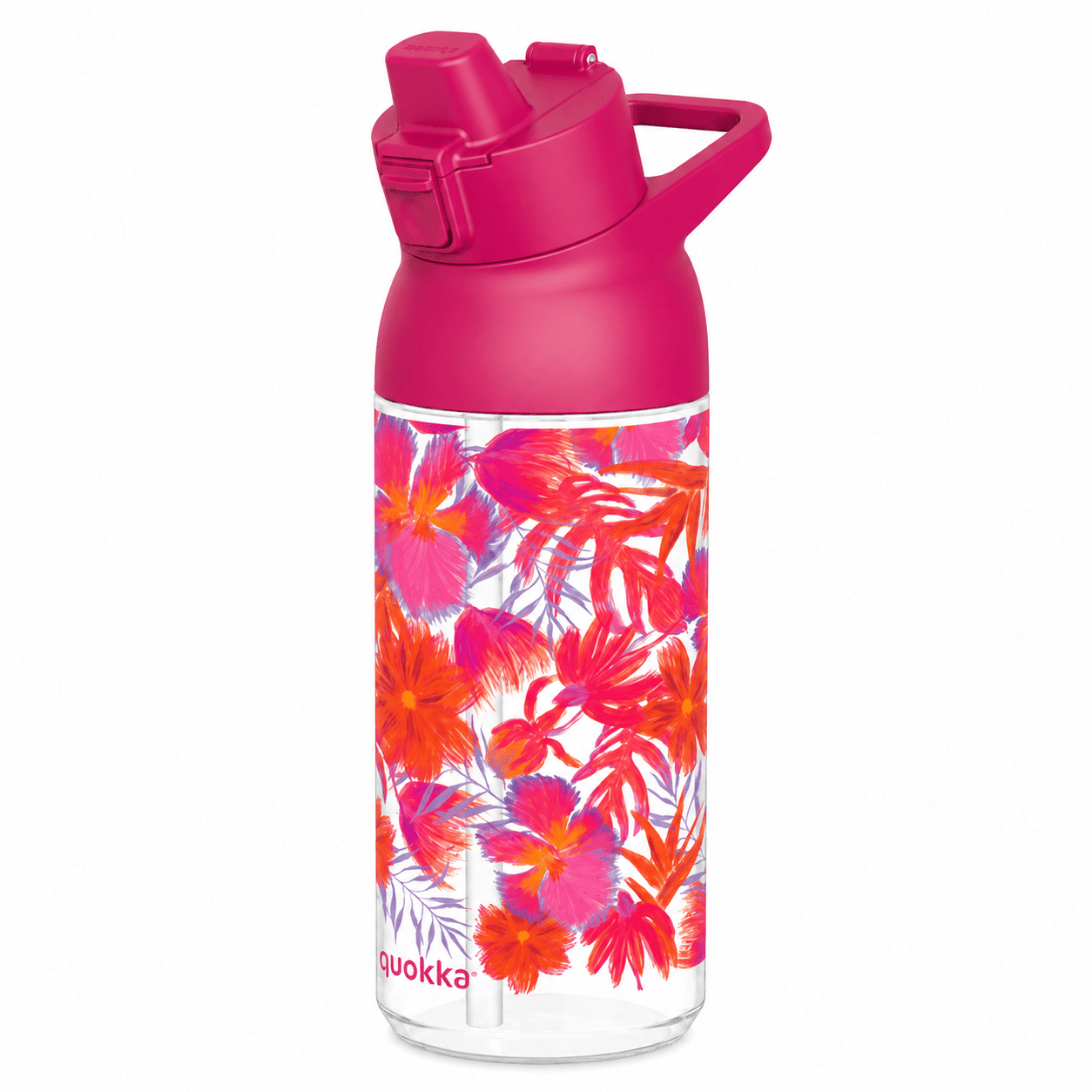 Ecozen fľaša so sosákom Red Flowers - 785 ml