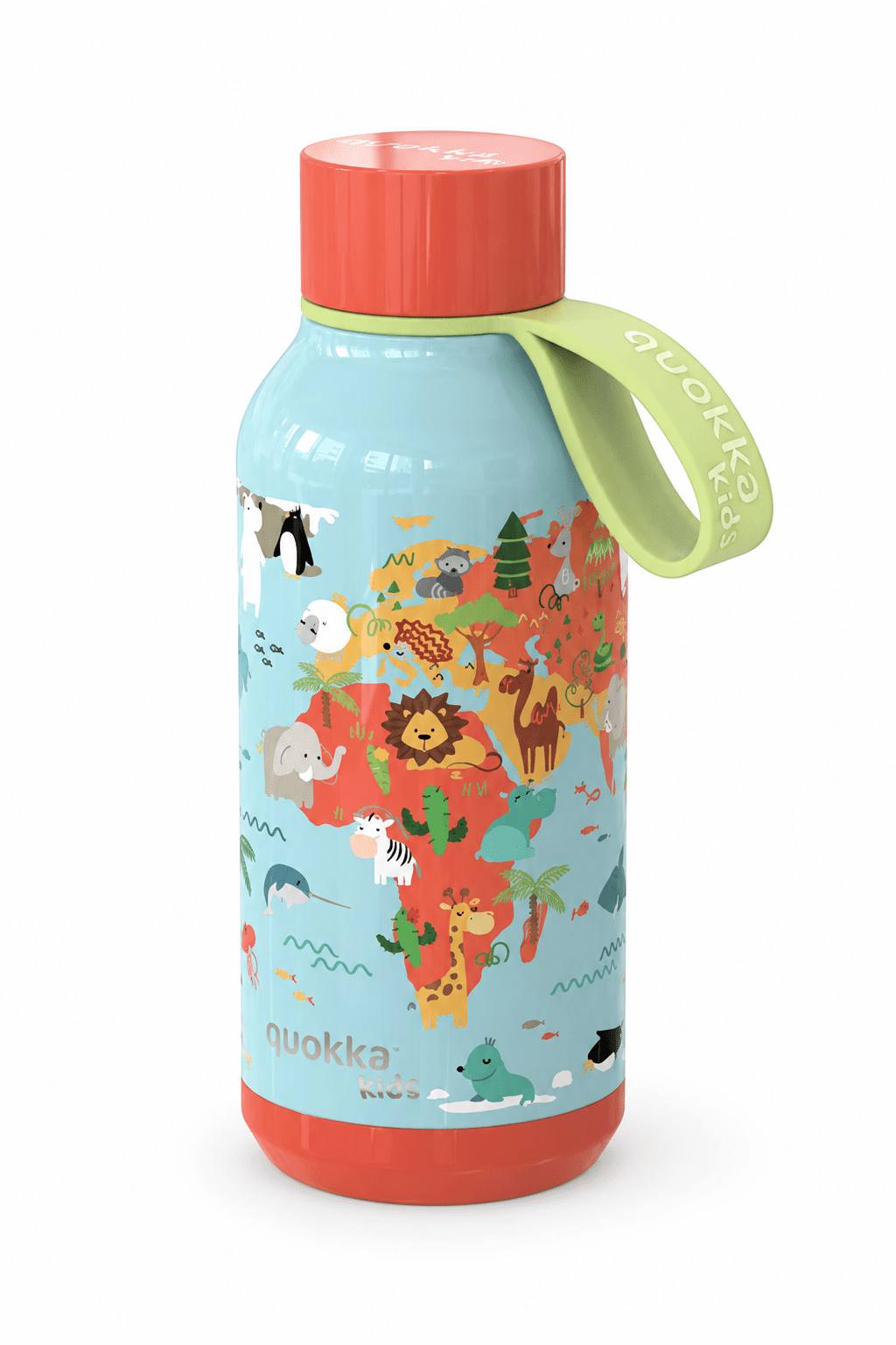 Detská nerezová termo fľaša Map of life - 330ml