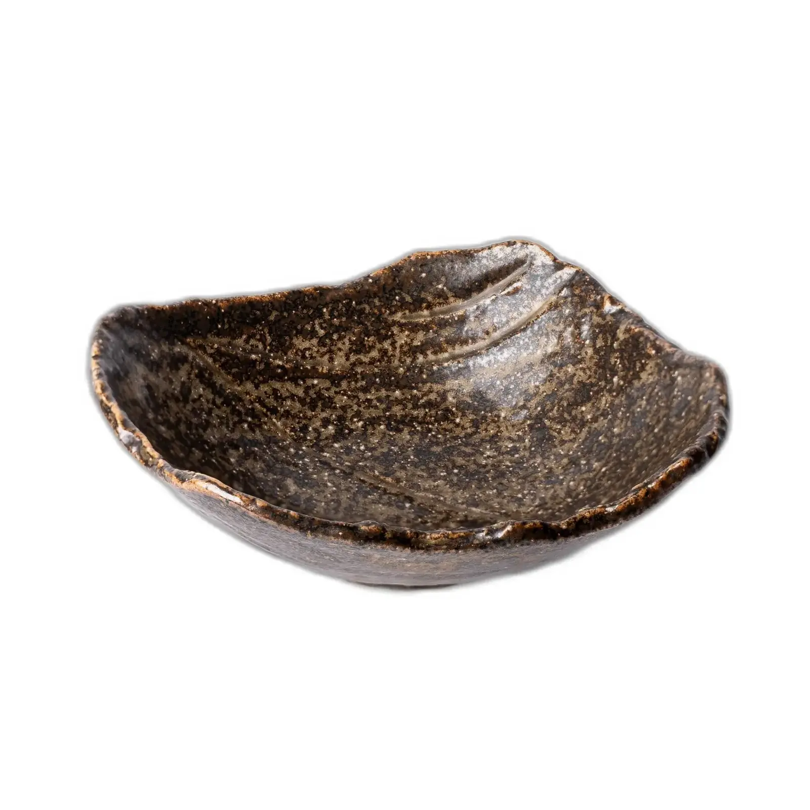 Jedálenská miska TERRA 12 cm, 200 ml, hnedá, keramika, MIJ