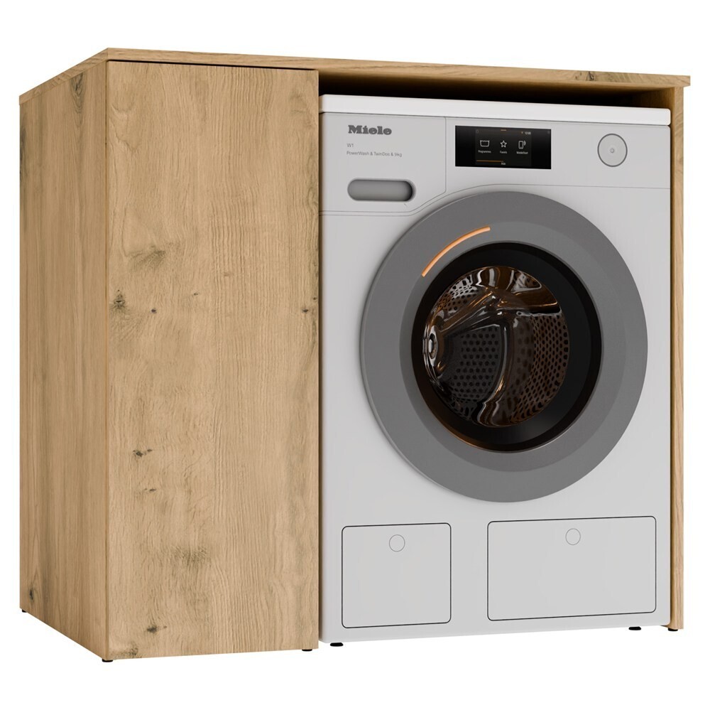 Koupelnová skříňka na pračku Pola 95 cm dub artisan