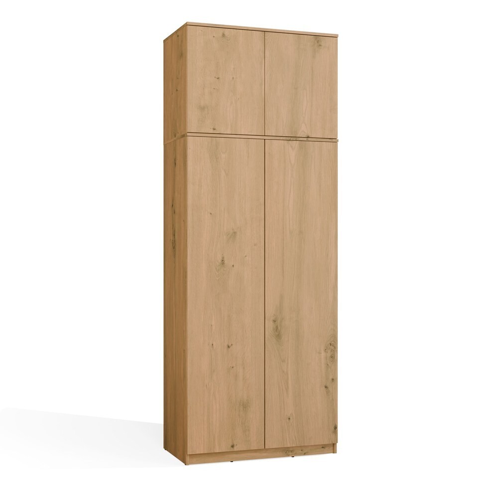 Šatní skříň s nástavcem Malwa II 90 cm dub artisan