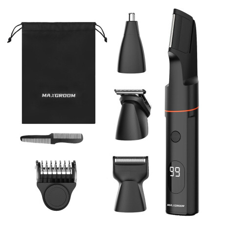 MaxGroom LK-881 multifunkčný zastrihávač 5v1, čierny