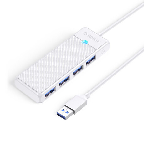 Orico PAPW4A-U3 HUB adaptér USB - 4x USB 3.0 1m, biely