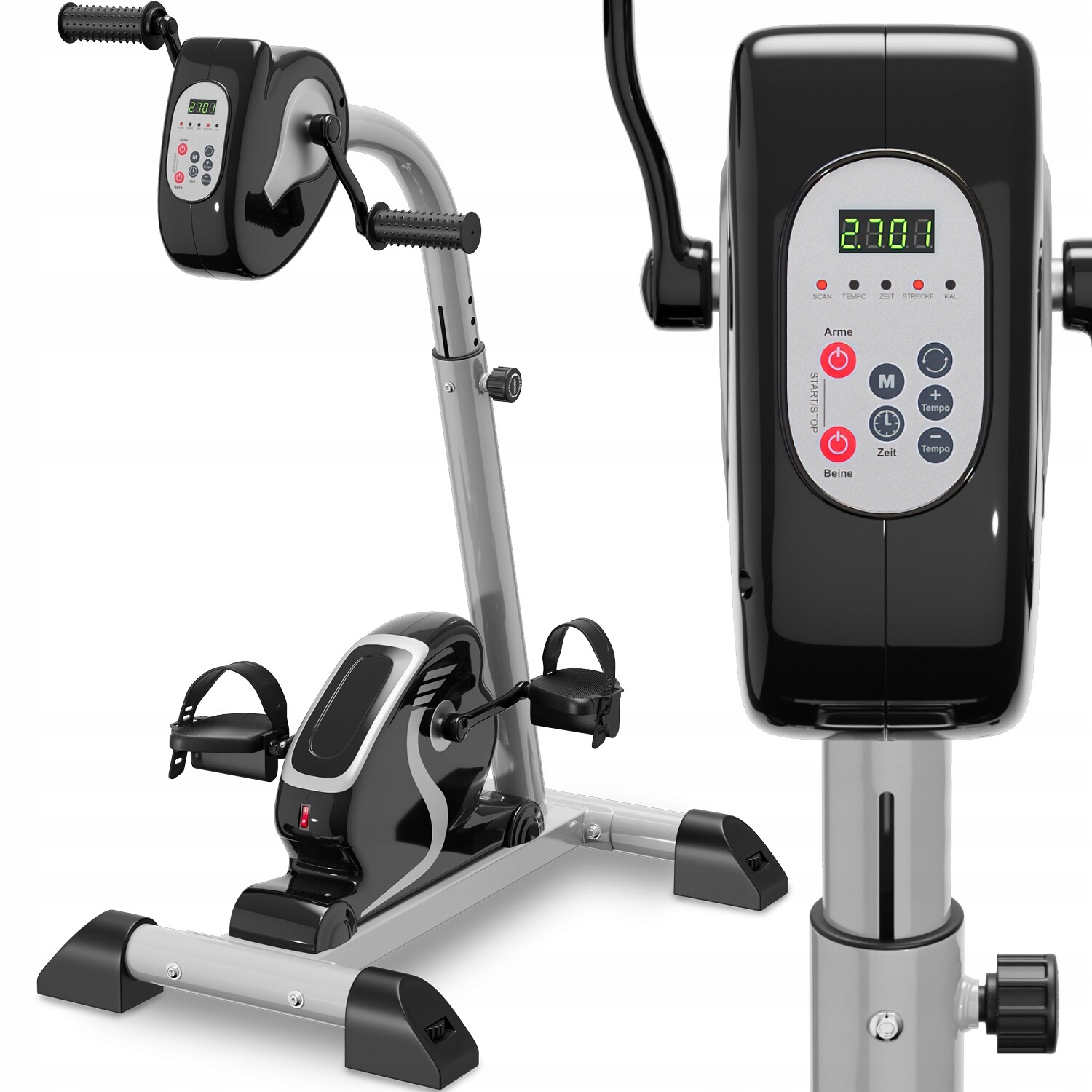 AKTIV DUAL Posilňovač rúk a nôh 2 v 1 s motorom – fitness zariadenie pre domáce použitie