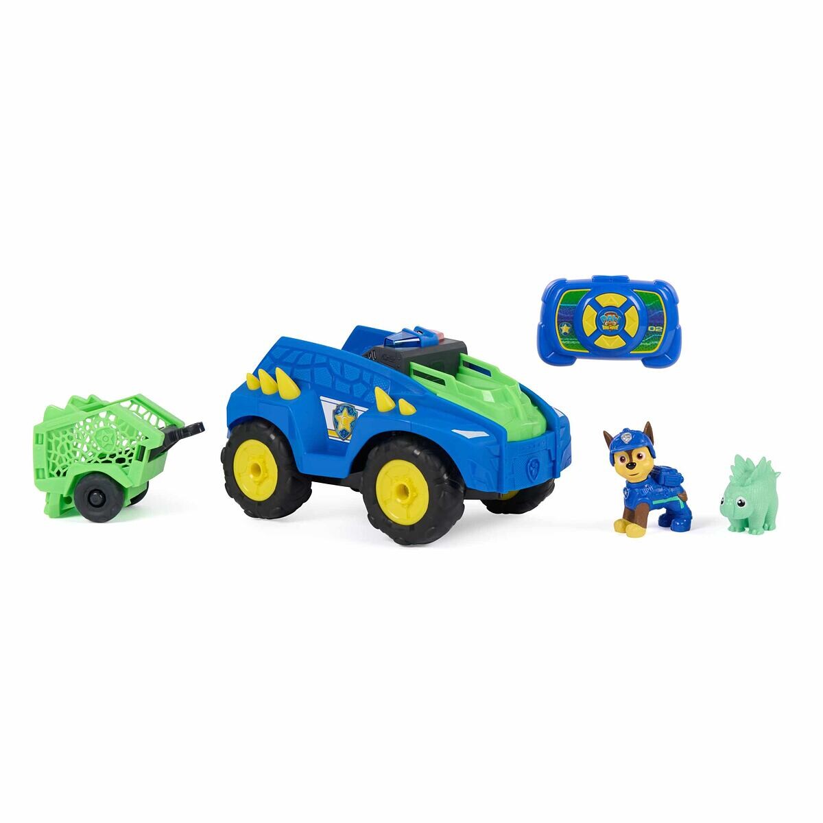 Spin Master Tlapková patrola Dino RC Auto s vozíkom Chase