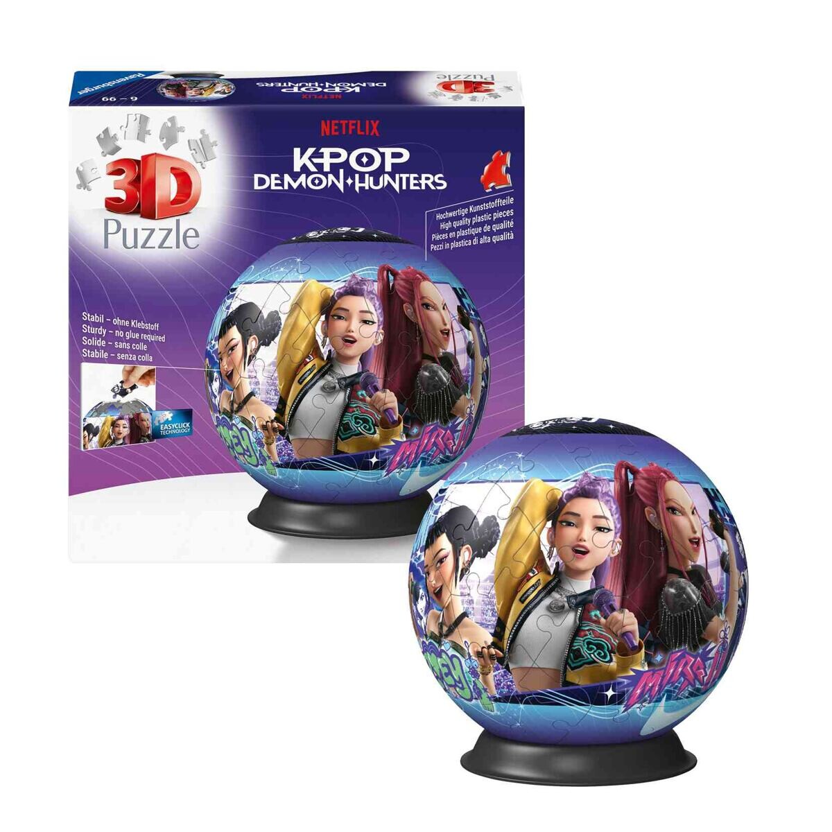 Ravensburger K-pop: Lovkyňa démonov Puzzle-Ball 73 dielikov
