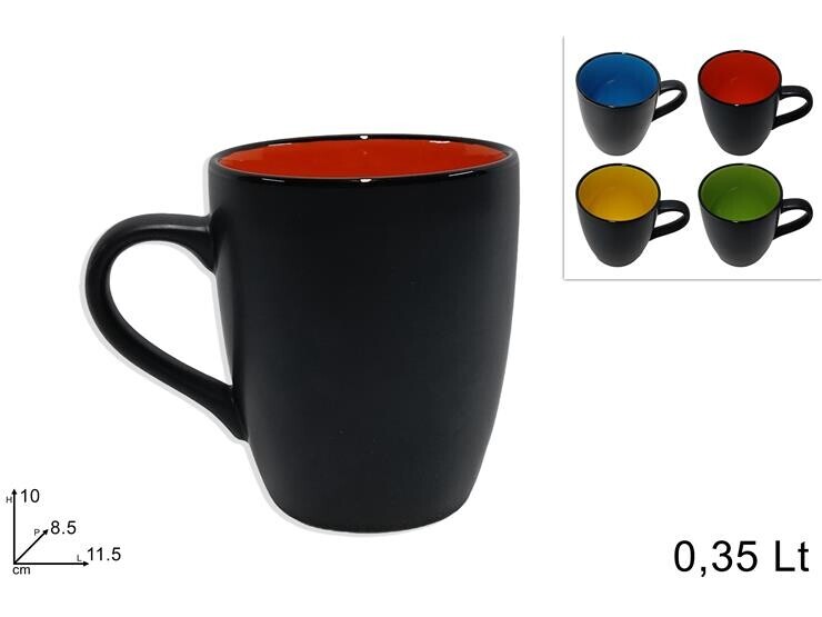 MAKRO - Hrnček 350ml rôzne farby