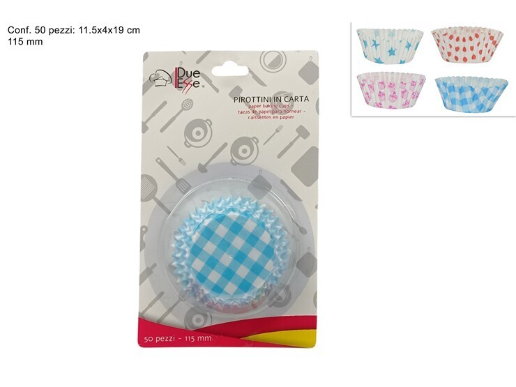 MAKRO - Košíčky na pečenie 50ks rôzne farby