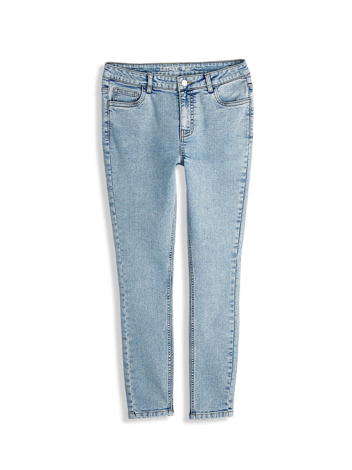 GATE Skinny džínsy so stredne vysokým sedom