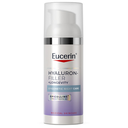 EUCERIN Hyaluron-Fil. + longevity epicelline + provitamin B nočný krém 50 ml