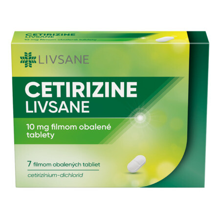 LIVSANE Cetirizine 10 mg 1 x 7 tabliet