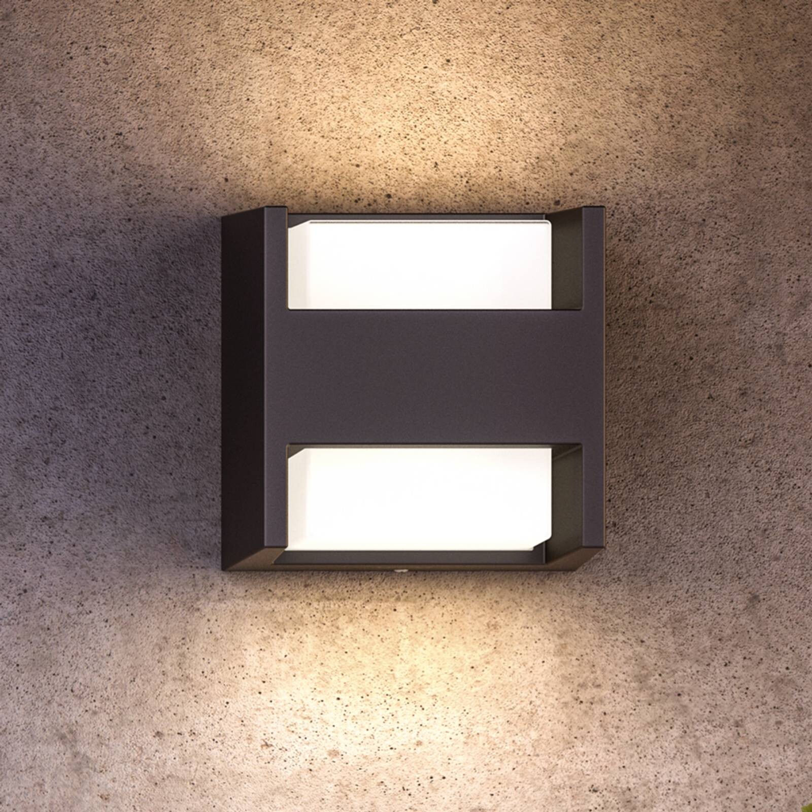 Philips LED vonkajšie nástenné svietidlo Arbour 2-pl., 2 700 K