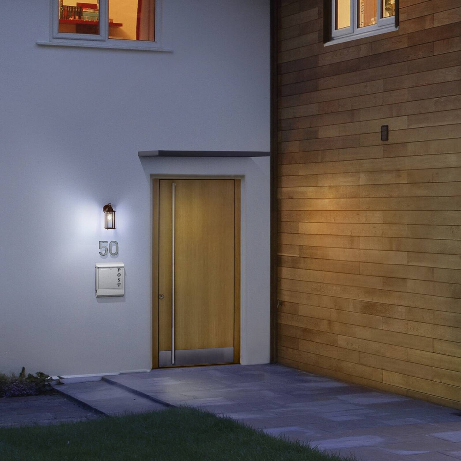 Vonkajšie nástenné svietidlo OSRAM ENDURA CLASSIC LANTERN, 29 cm, hrdzavá, IP43