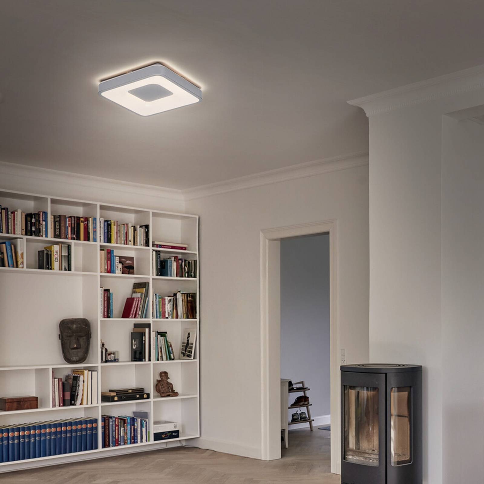 Stropné LED svetlo OSRAM ORBIS PIANA, biele, 49 x 49 cm, clickdim