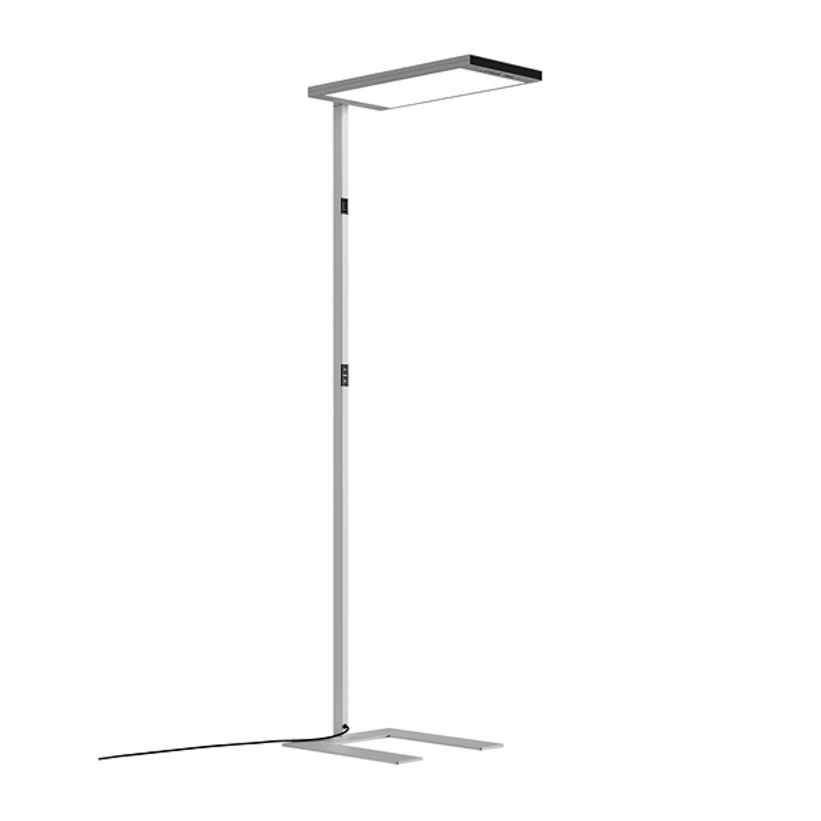 LED stojacia lampa Lavigo.single LTX strieborná, CCT, inteligentná, so senzorom