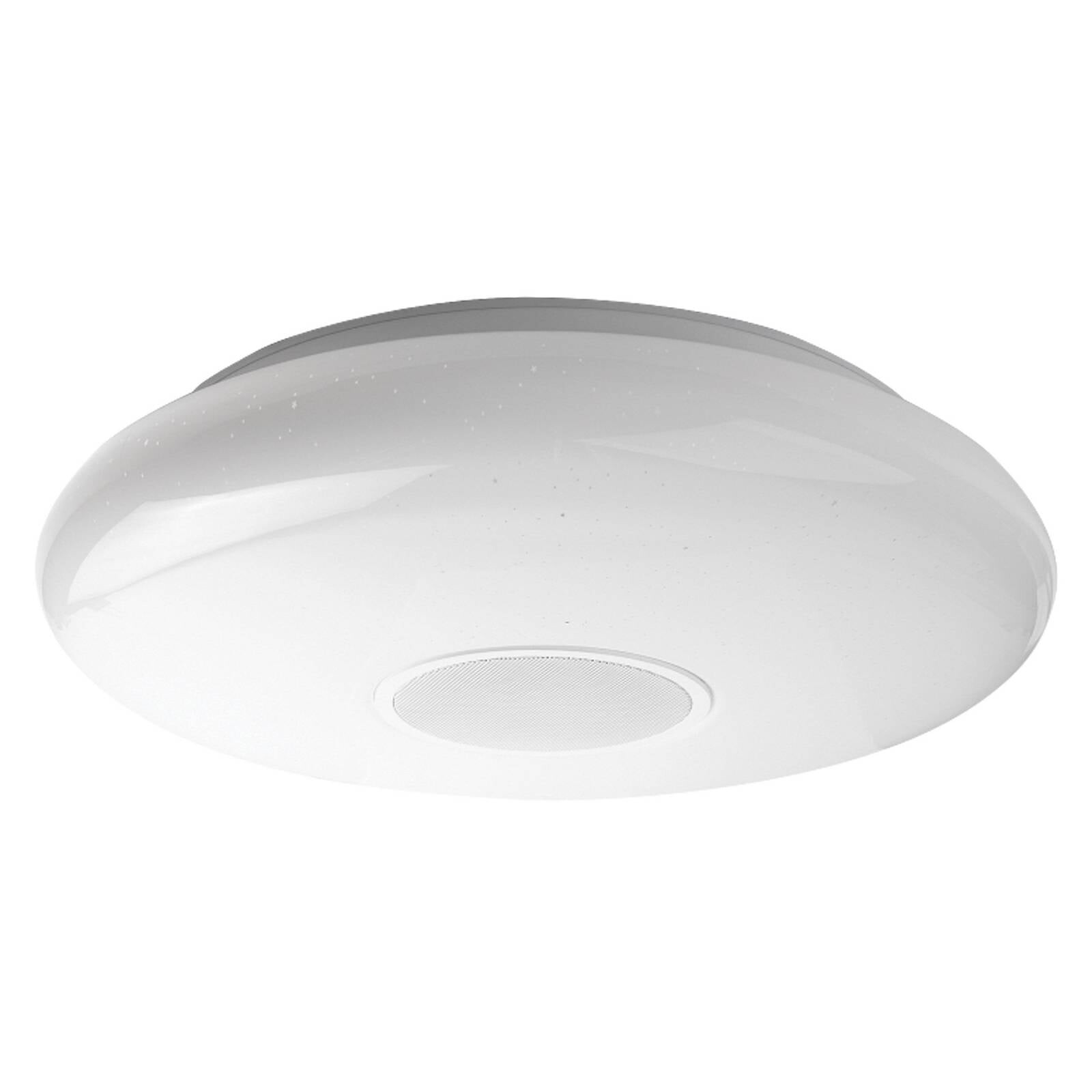 Stropné LED svetlo MEGAMAN Matter Muse, biele, RGBW, IP54, inteligentné
