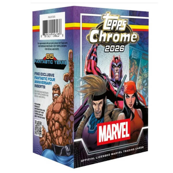 Topps 2026 Topps Chrome Marvel Blaster Box