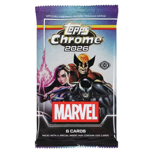 Topps 2026 Topps Chrome Marvel Hobby Balíček