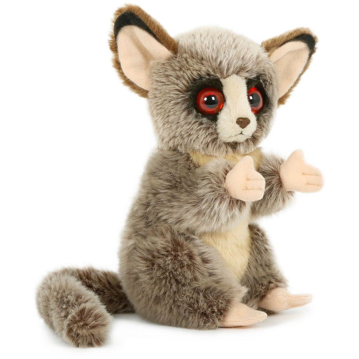 Teddies Opica-Opicka Galago sediaca plyšová 11x18cm 0m+