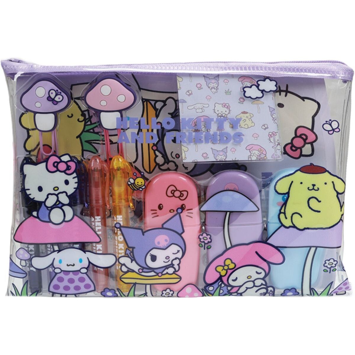 Bluesky Hello Kitty a priatelia Školský set veľký Mushroom