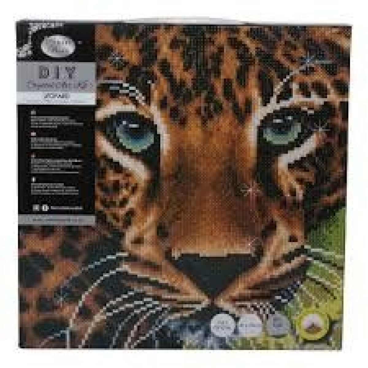 Craft Buddy Crystal Art plátno Leopard