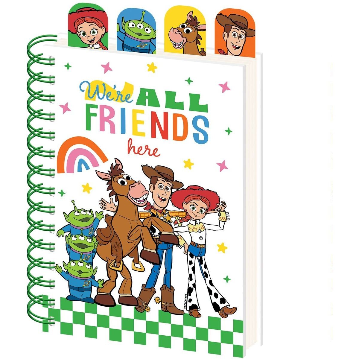 Pyramid International Toy Story Krúžkový blok A5 so záložkami