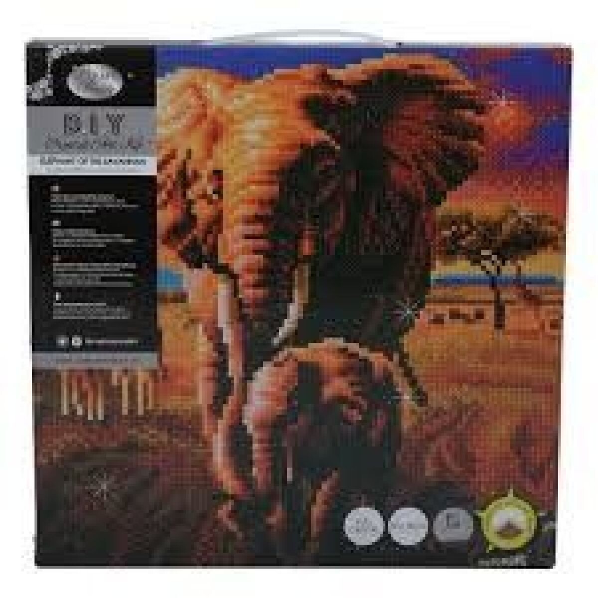 Craft Buddy Crystal Art plátno Slony