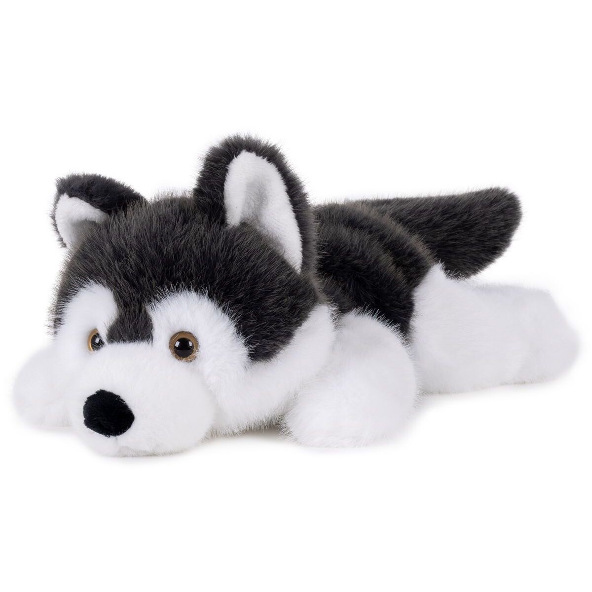 Pes husky ležiaci plyš 30cm 0m+