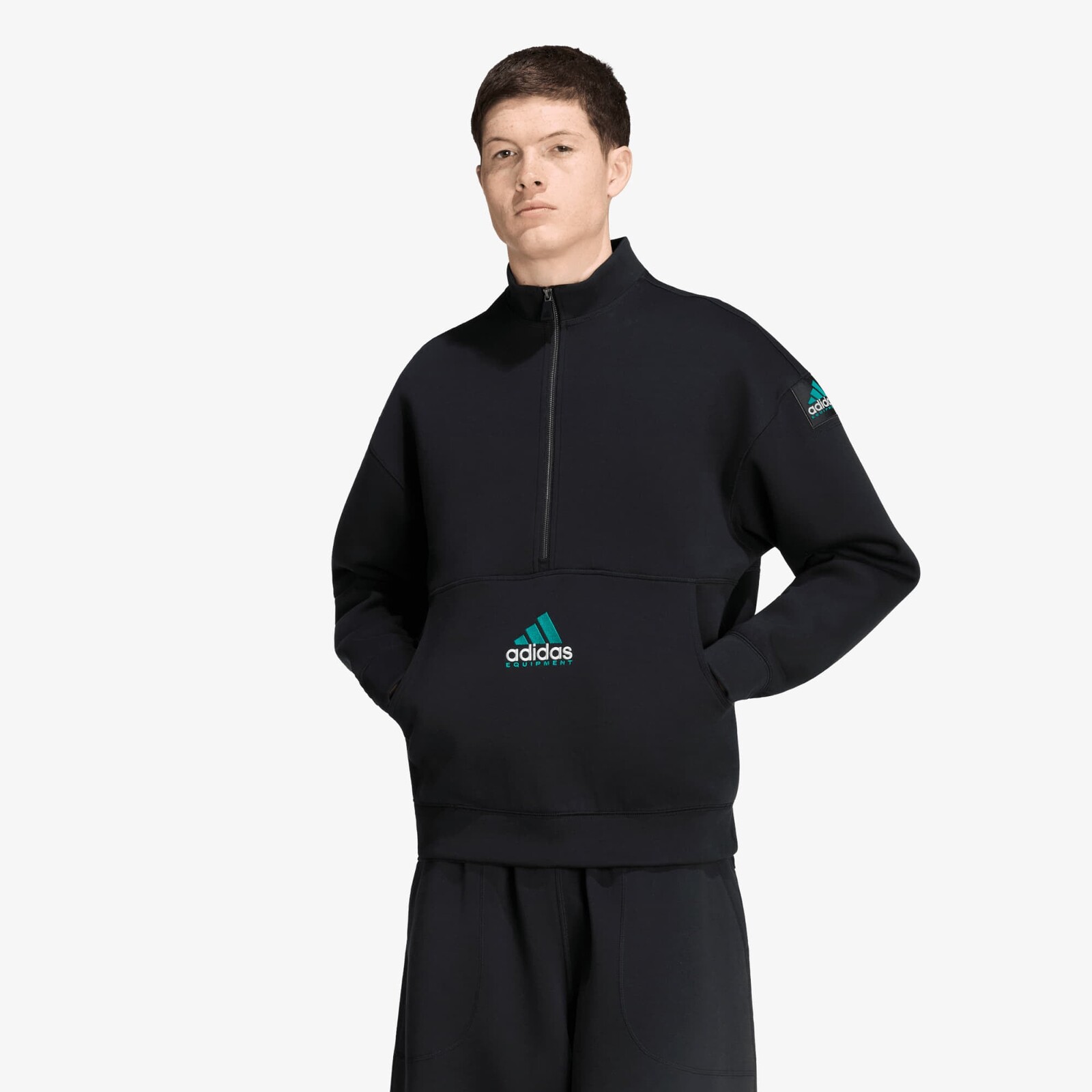Mikina adidas Equipment Spacer Half-zip Black XL