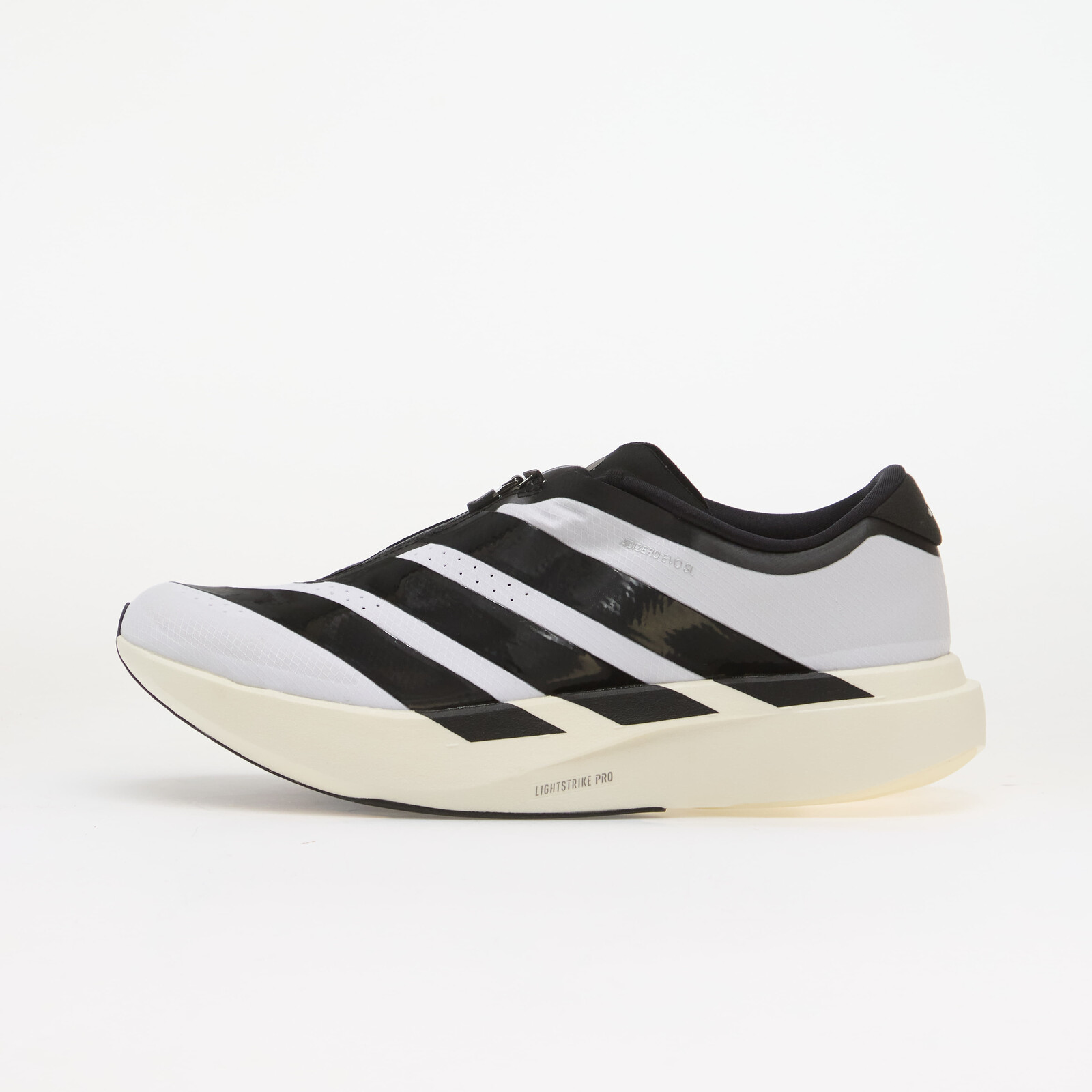 Tenisky adidas ADIZERO EVO SL Zip LIGHTSTRIKEPRO Running Ftwr White/ Core Black/ Silver Met. EUR 46