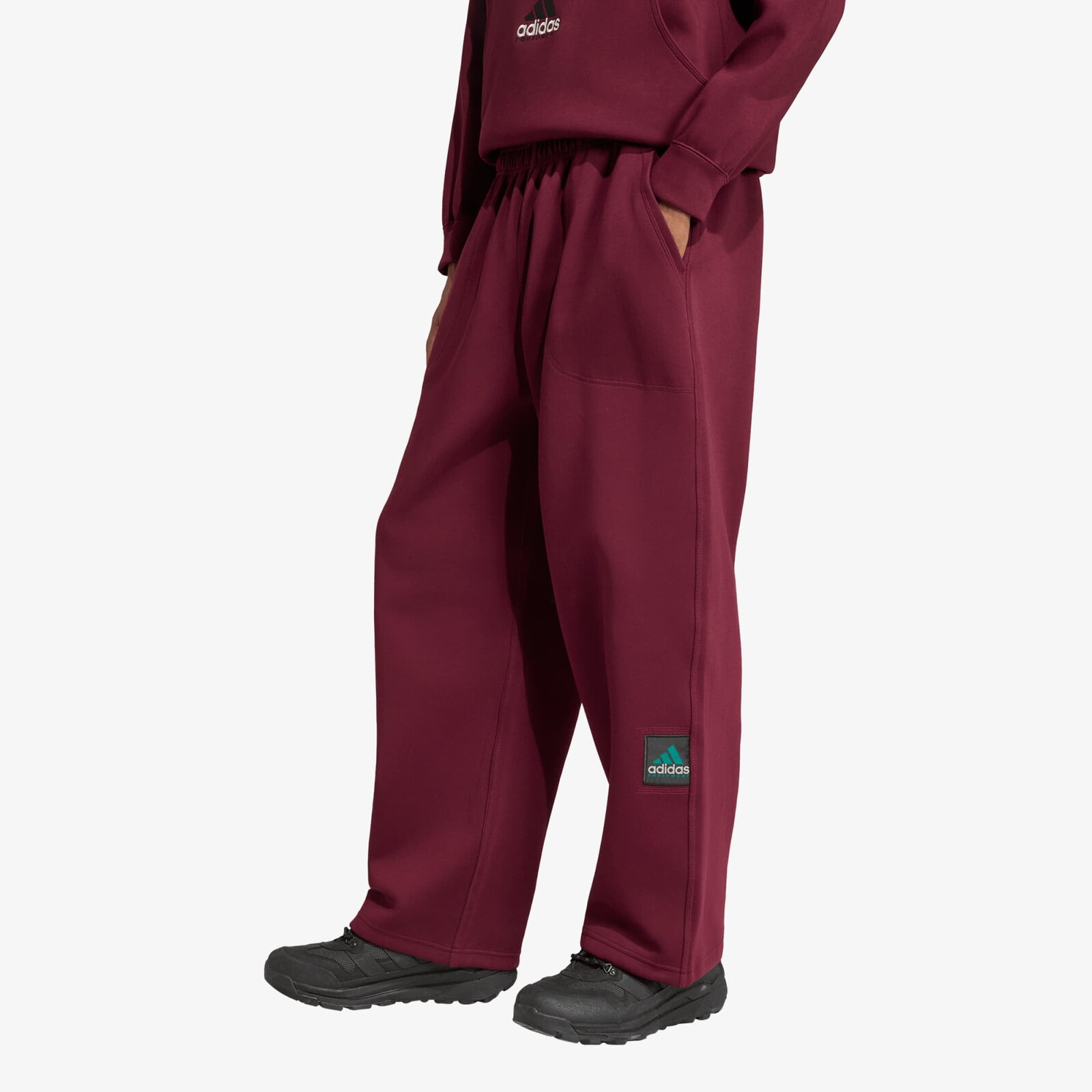 Tepláky adidas Spacer Open Hem Pants Maroon L