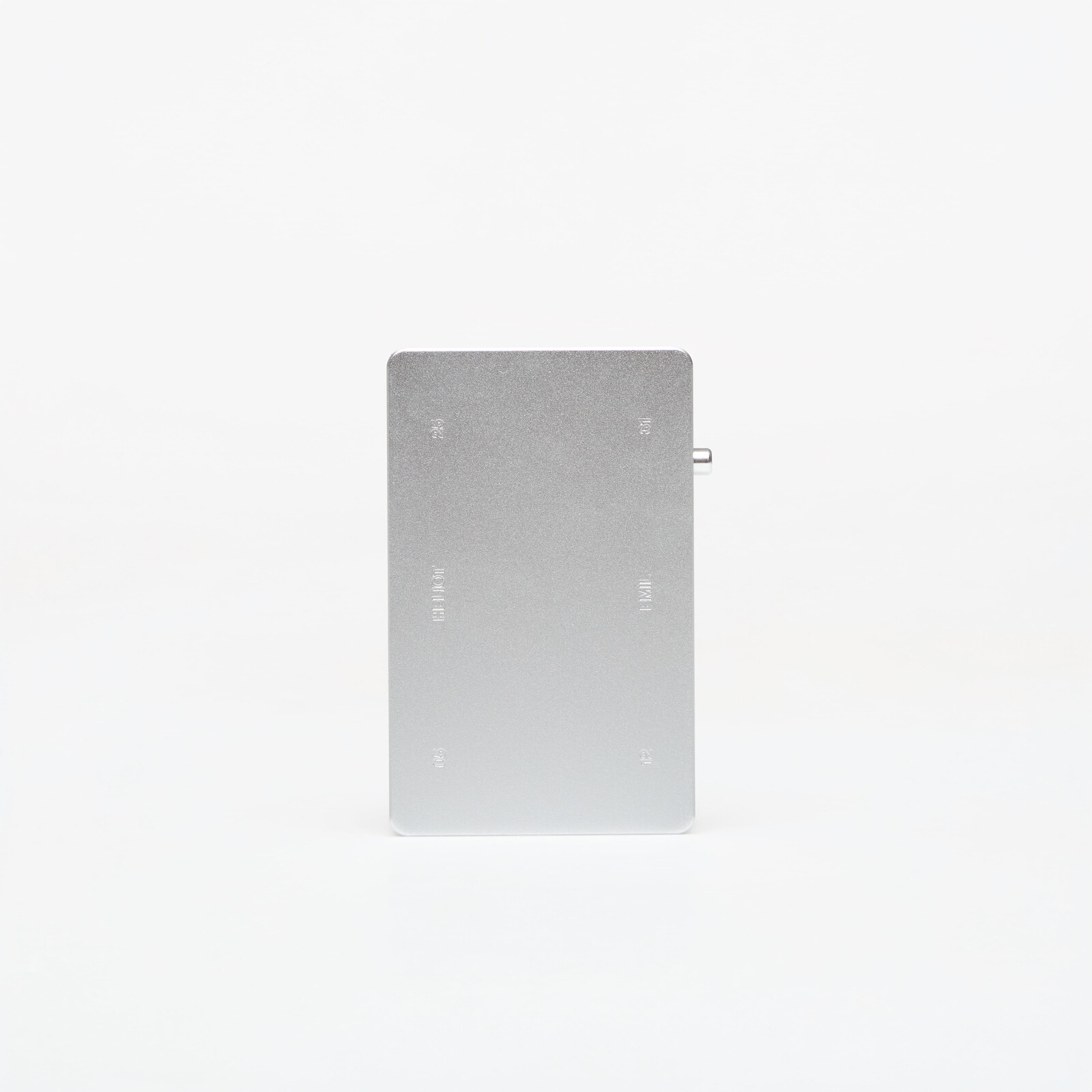 Peňaženka Heliot Emil Aluminium Card Holder Silver Universal