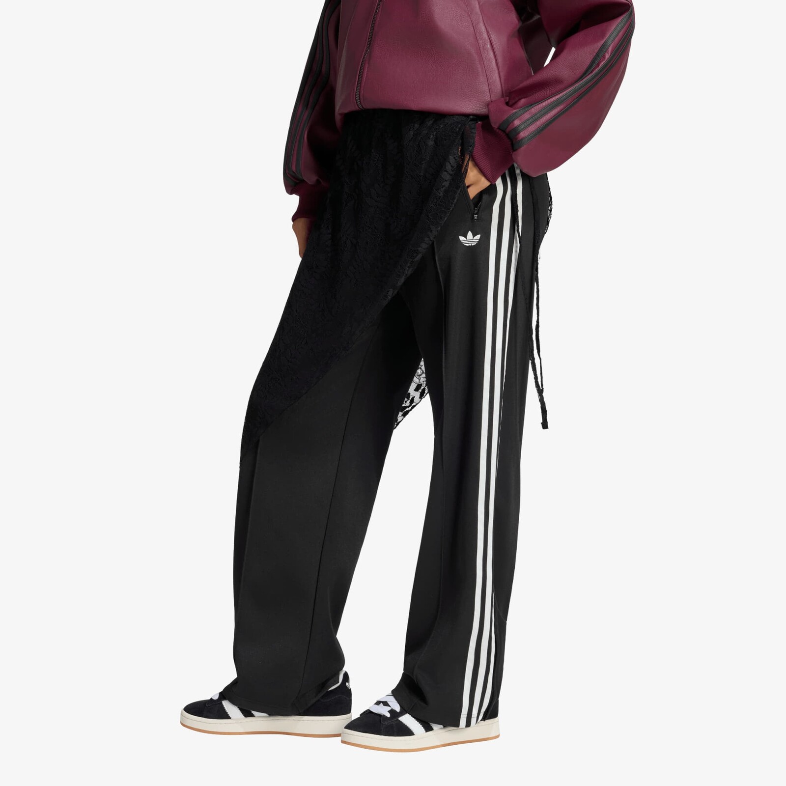 Tepláky adidas 2In1 Firebird Loose Track Pants With Lace Skirt Black L