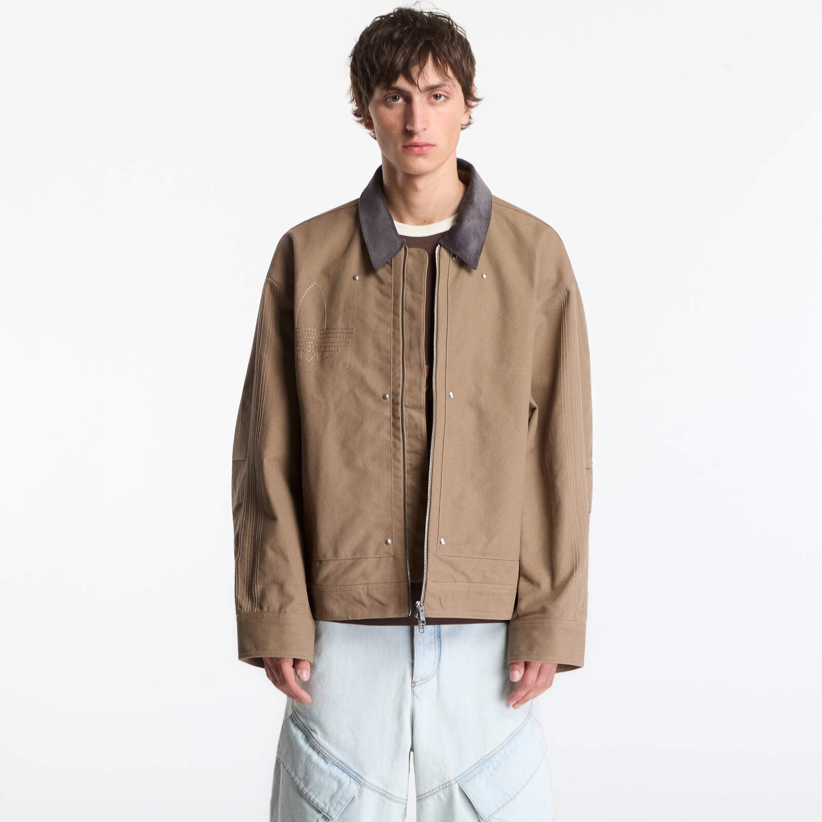 Bunda adidas Premium Essentials Bomber Jacket Khaki Six XL
