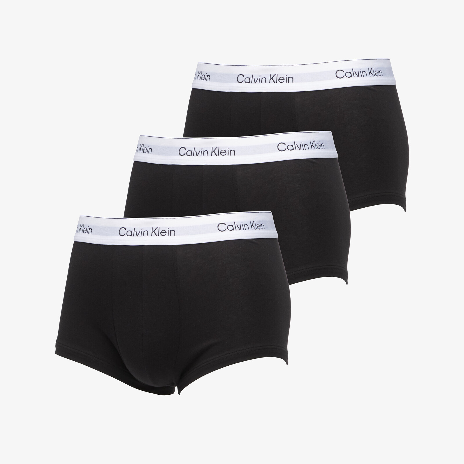 Trenírky Calvin Klein Low Rise Trunk 3-Pack Black L