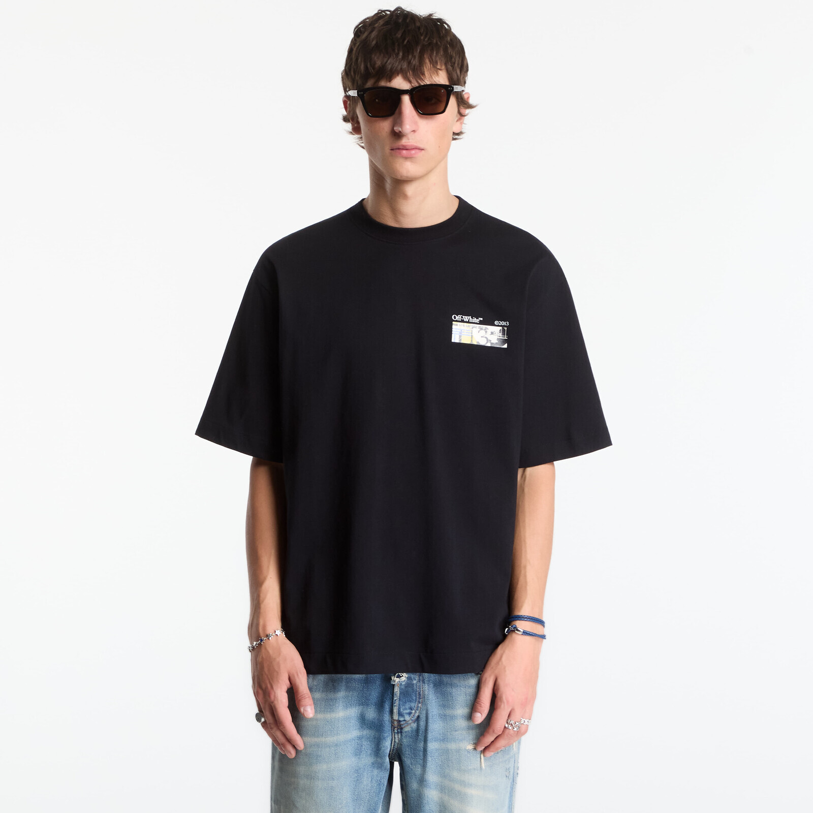 Tričko Off-White Industrial Arrow Skate S/S Tee UNISEX Black XL
