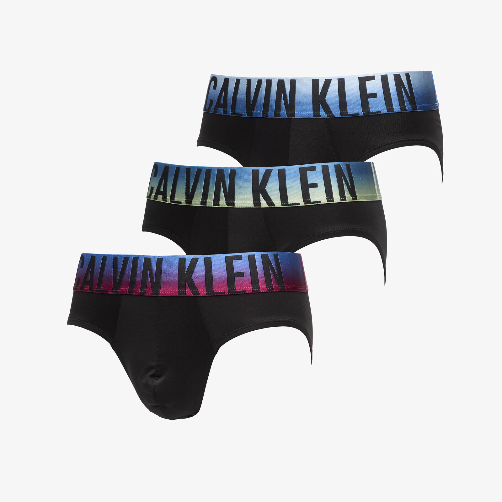 Boxerky Calvin Klein Hip Brief 3-Pack Blue XL