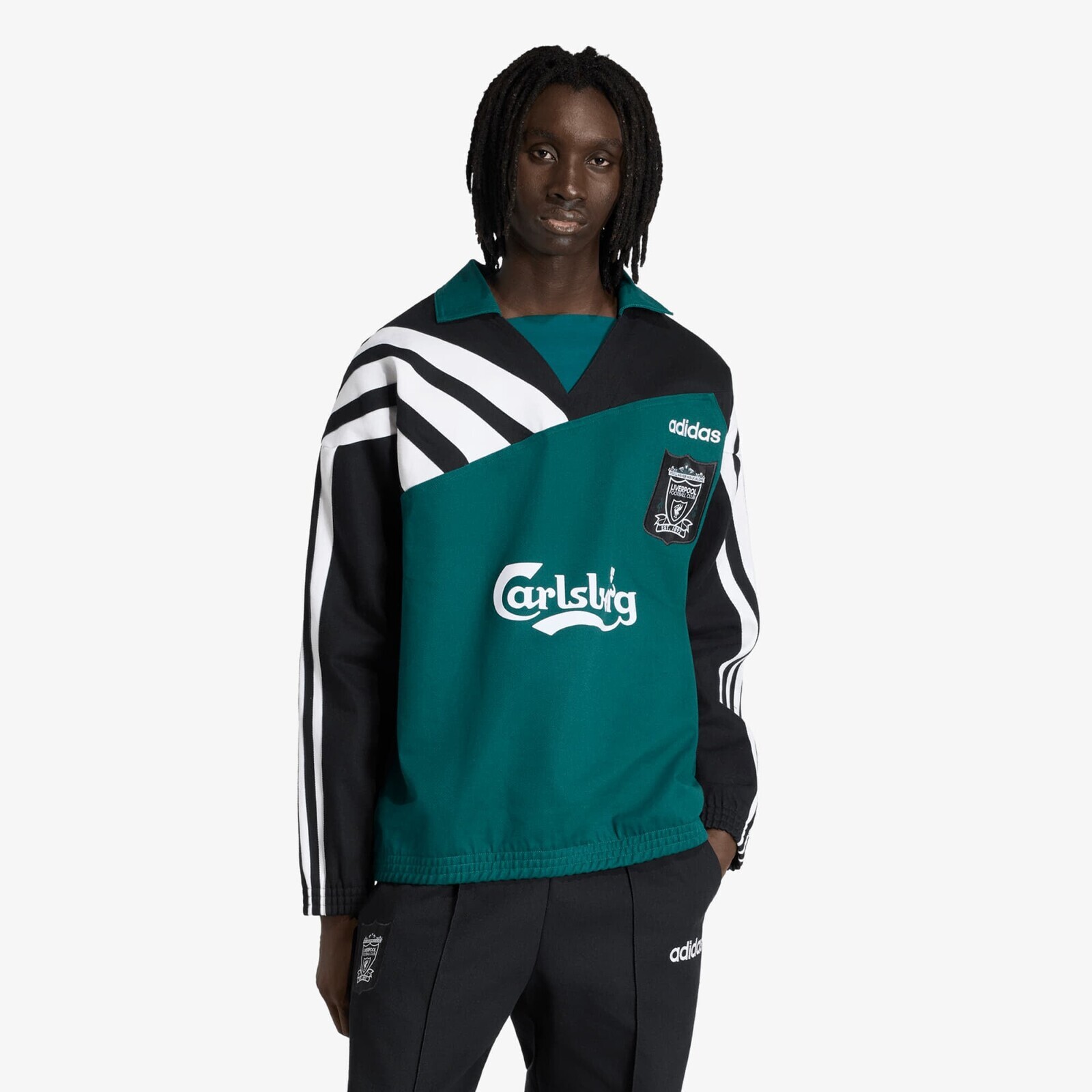 Bunda adidas Liverpool Fc Drill Top 95 Rich Green/ Black L