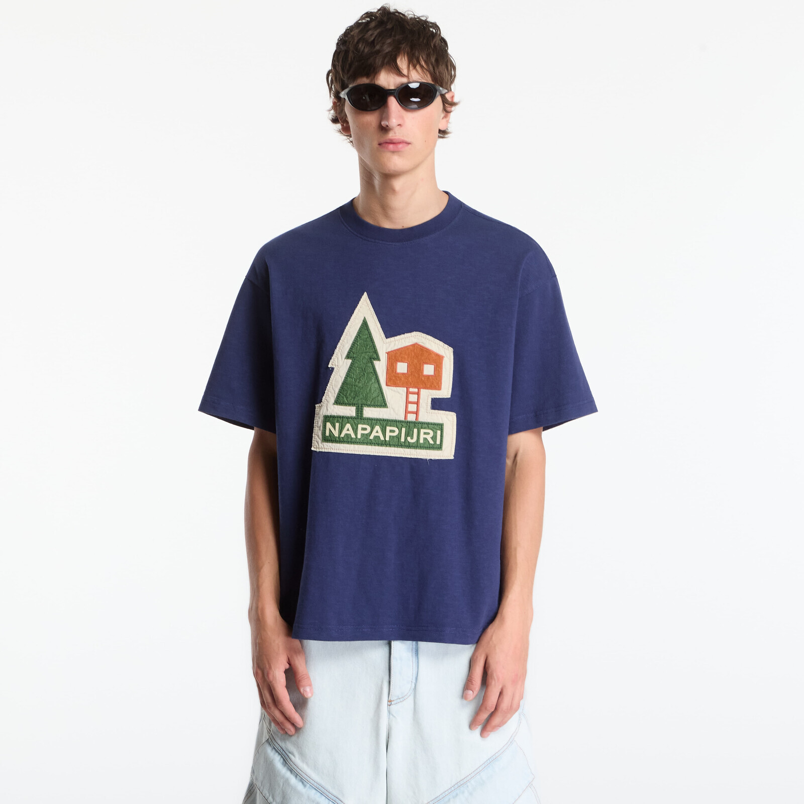 Tričko Napapijri S-Trahus T-Shirt Naval Academy S