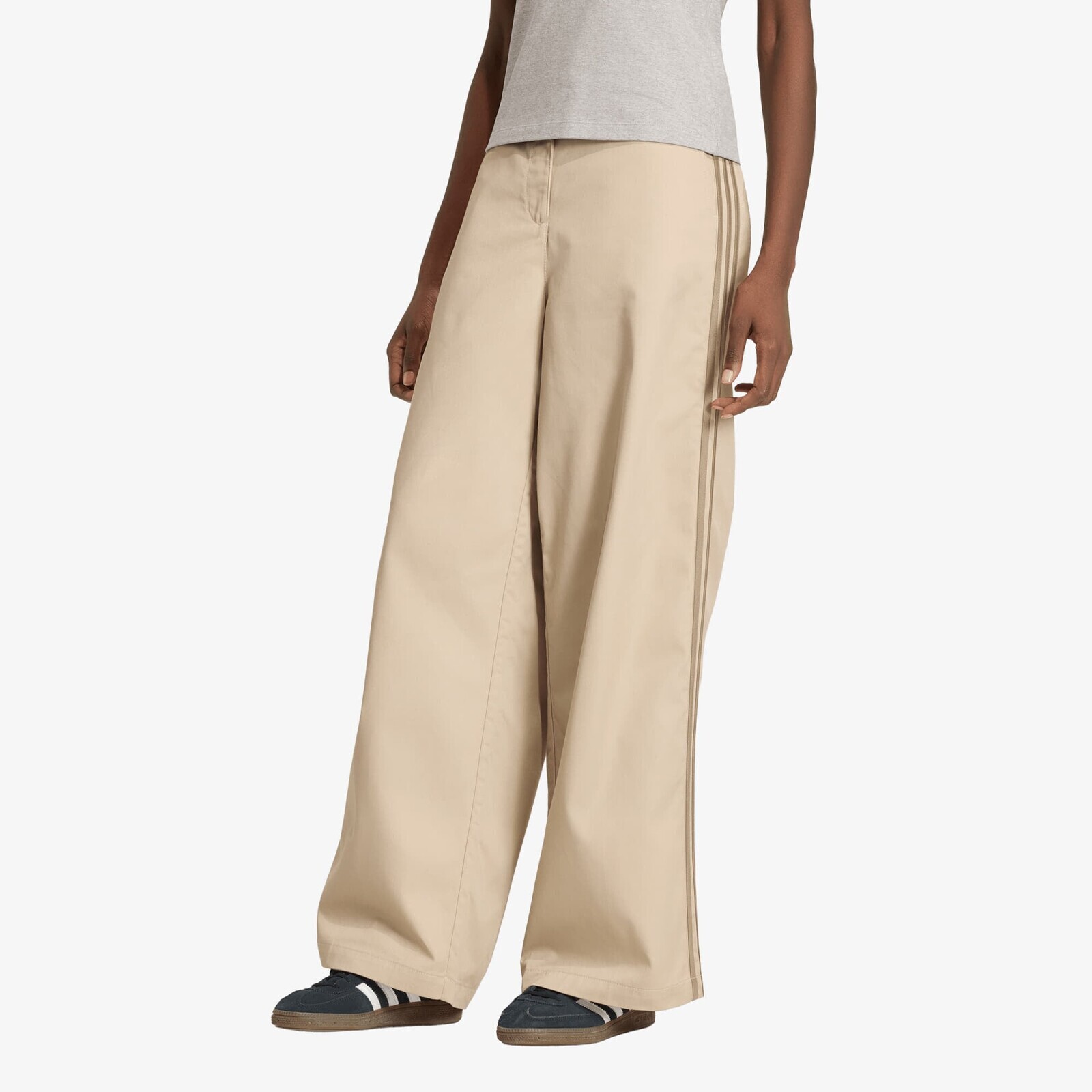 Kalhoty adidas Tailored Pants Khaki Three/ Khaki Six/ Cream White 10