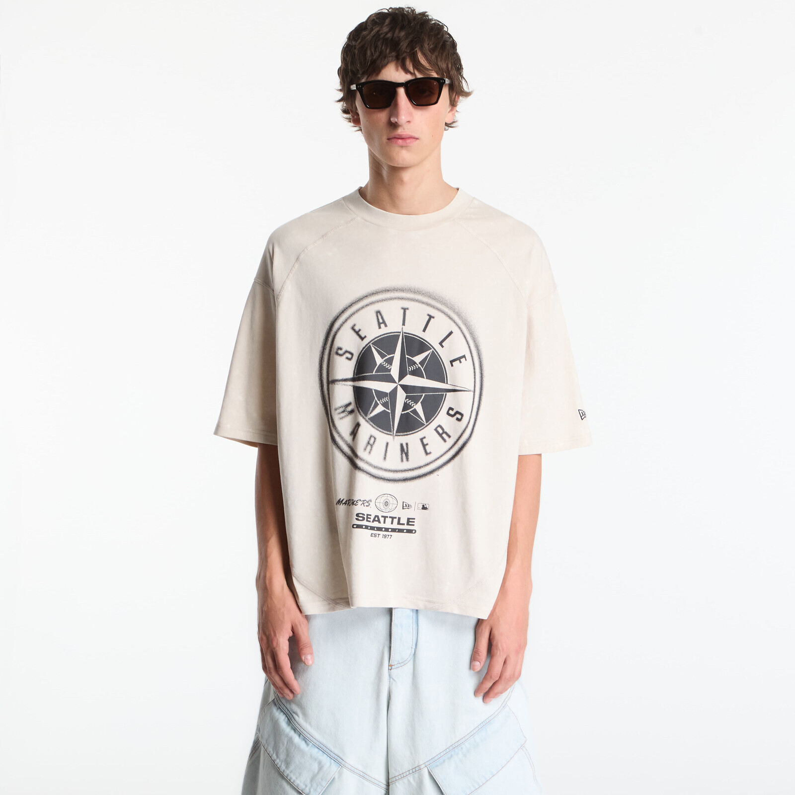 Tričko New Era MLB Seattle Mariners UNISEX Stone L