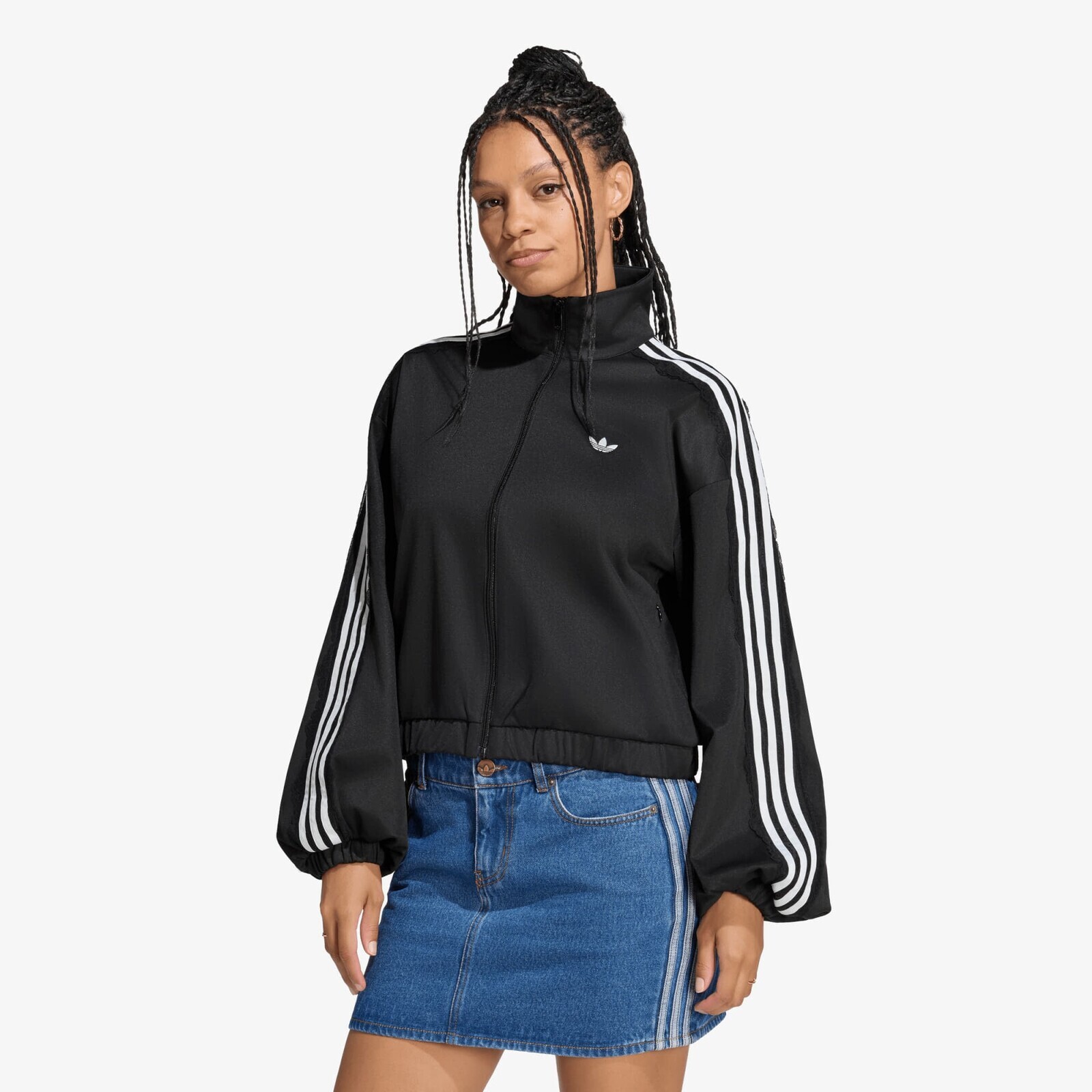 Bunda adidas Lace Oversized Archive Track Top Black L
