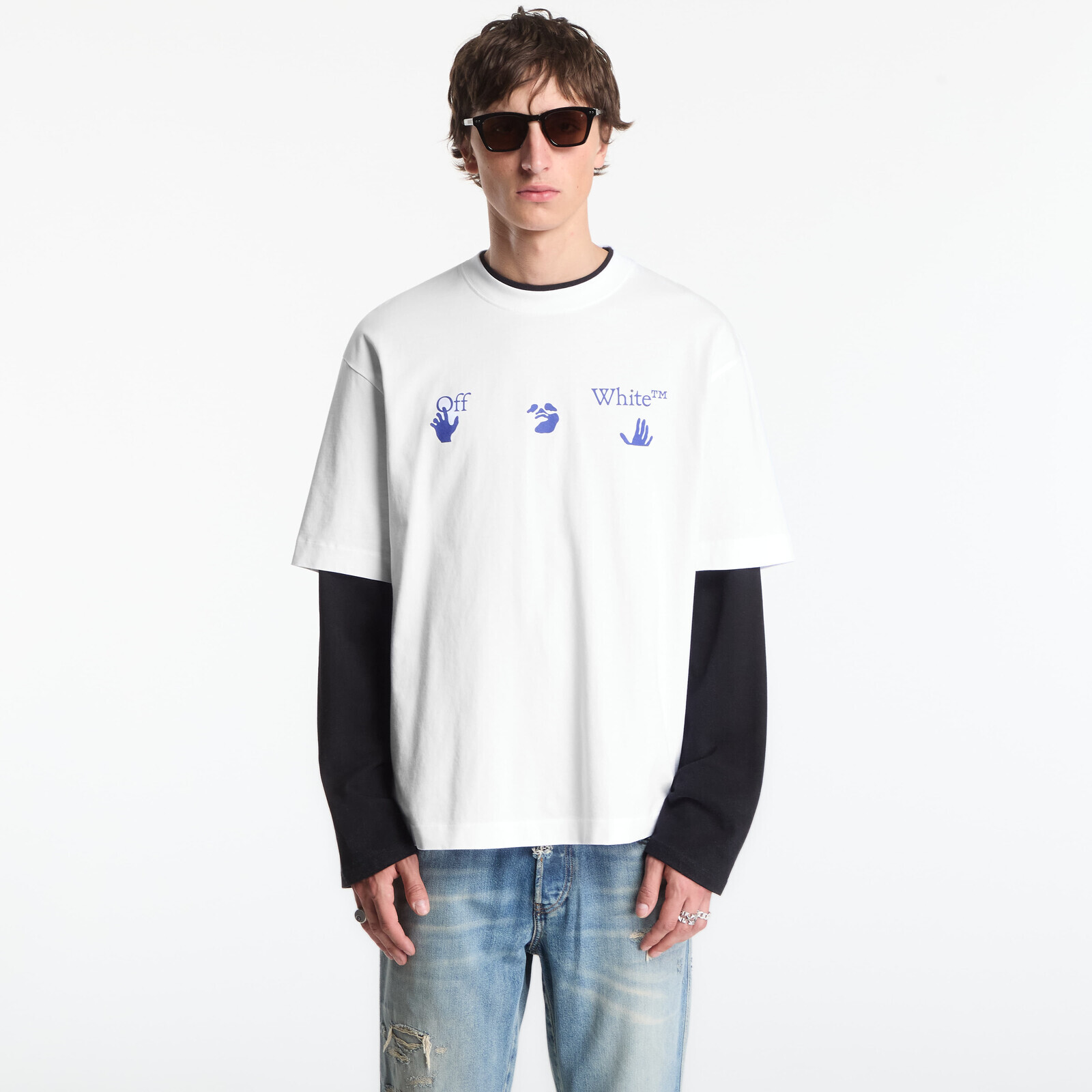 Tričko Off-White Bacco Arrow Skate S/S Tee UNISEX White L
