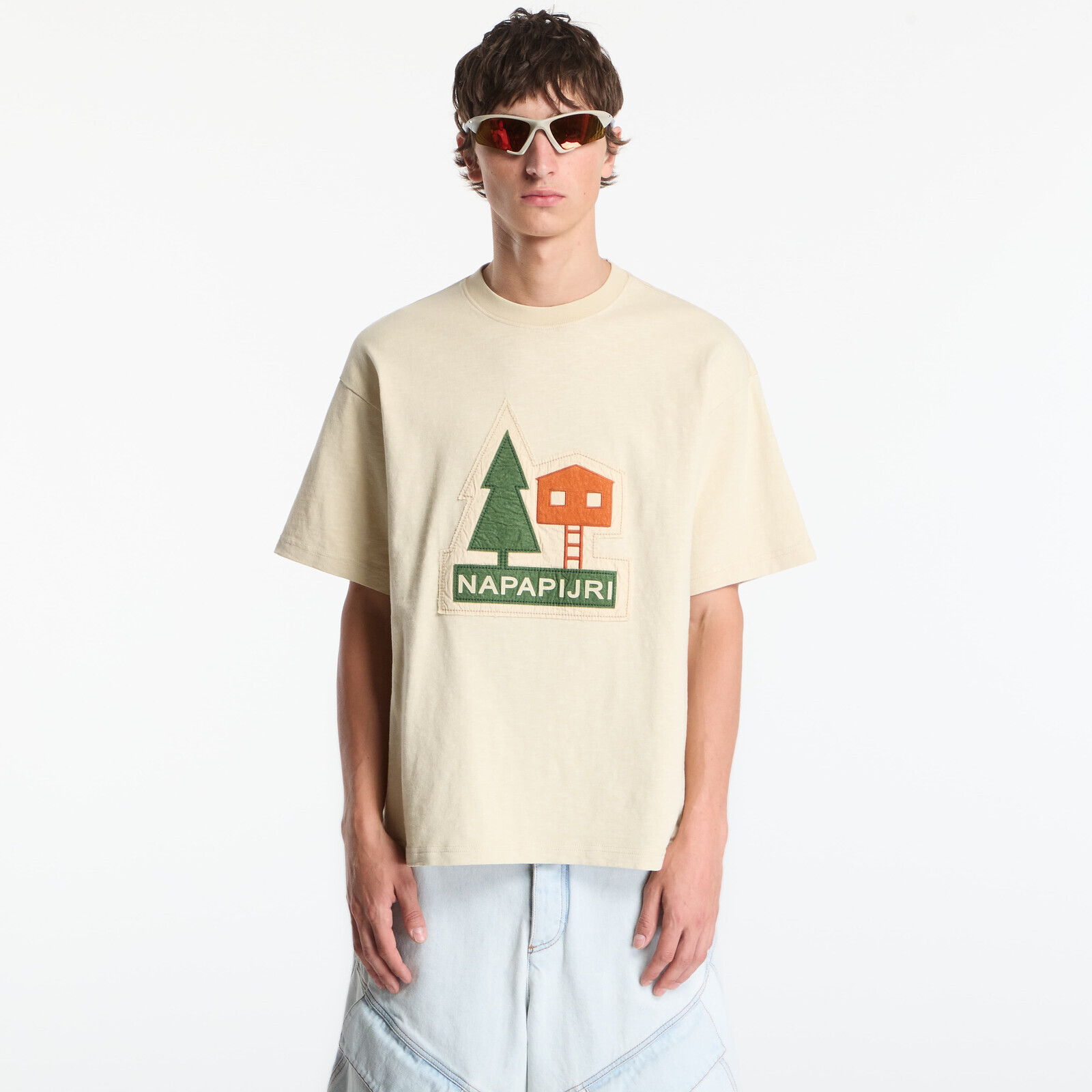 Tričko Napapijri S-Trahus T-Shirt Putty M