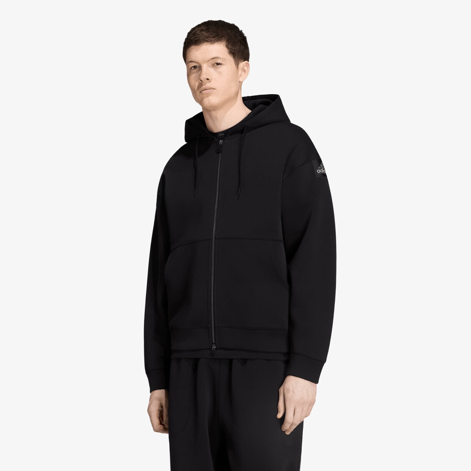 Mikina adidas Spacer Full Zip Hoodie Black L